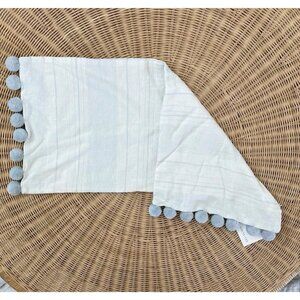 NEW Serena & Lily Luca Pillow Cover (14”x30”)-Sky Blue